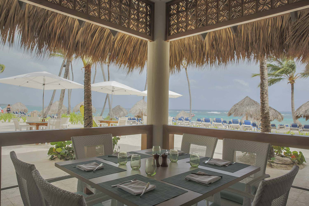 One of many exquisite outdoor dining options available at the Hideaway at Royalton Resort - Punta Cana